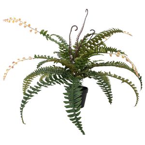 vidaXL &Aacute;rvore de Feto Artificial Verde 58 x 13 x 60 cm Tecido e PE