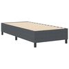 vidaXL Estrado de cama plataforma Cinza Escuro 80 x 200 cm tecido