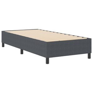 vidaXL Estrado de cama plataforma Cinza Escuro 80 x 200 cm