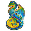 UNIDRAGON Puzzle de madeira 330 pcs Guarding Dragon King Size 27x44 cm