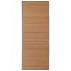 Tapete retangular bambu 80 x 300 cm castanho