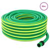 vidaXL Mangueira de Jardim 5 Camadas Verde e Amarelo 1 / 2'' 10 m PVC