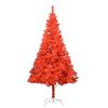 vidaXL &Aacute;rvore Natal artificial pr&eacute;-iluminada c/ bolas PVC vermelho