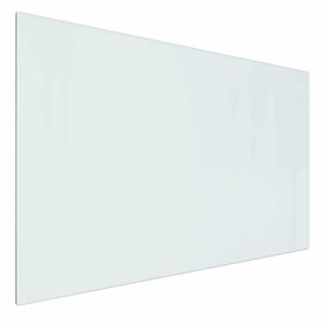 vidaXL Placa de Vidro para Lareira Transparente 80 x 50 cm Vidro