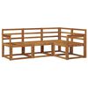 vidaXL Conjunto de Sof&aacute;s para Exterior 4 pcs Natural