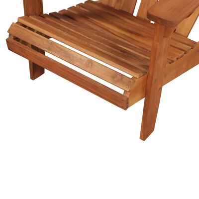 vidaXL Cadeira jardim Adirondack em madeira de acácia maciça