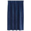 vidaXL Cortinas opacas 2 pcs Azul Escuro 140 x 140 cm Veludo