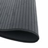 vidaXL Tapete redondo 60 cm bambu preto