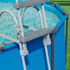 Bestway Escada de seguran&ccedil;a p/ piscina 4 degraus Flowclear 122cm 58331