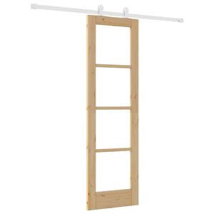 vidaXL Porta Deslizante ORKDAL 61 x 198,5 cm Natural