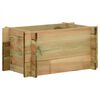 vidaXL Cama Elevada de Vegetais para Jardim Verde 80 x 80 x 32 cm