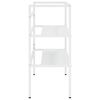 vidaXL Estrutura p/ lavat&oacute;rio casa de banho ferro 79x38x83 cm branco