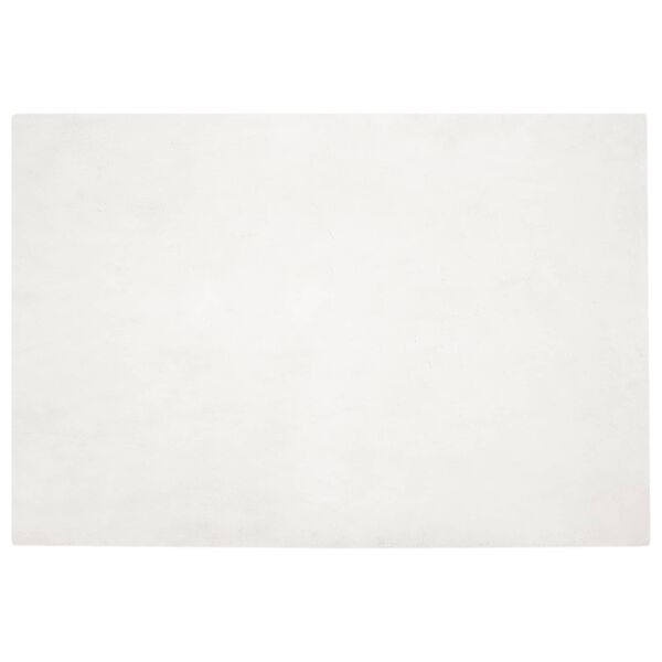 vidaXL Tapete de Pelo Sint&eacute;tico de Coelho Olite Creme 140 x 200 cm