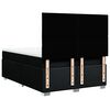 vidaXL Cama com molas/colch&atilde;o 140x190 cm tecido preto