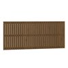 vidaXL Cabeceira de parede 204x3x90 cm pinho maci&ccedil;o castanho-mel