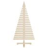 vidaXL Árvores de Natal decorativas 3 pcs madeira de pinho maciça