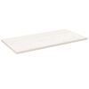 vidaXL Tampo de mesa retangular 110x60x2,5 cm pinho maci&ccedil;o branco