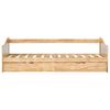 vidaXL Estrutura sofá-cama de puxar 90x200 cm madeira pinho