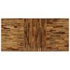 vidaXL Mesa de jantar madeira de teca recuperada e a&ccedil;o 180x90x76 cm