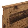 vidaXL Cabeceira com cabeceira Madeira Antiga 90 cm Madeira processada