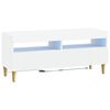 vidaXL Gabinete de TV LED ARNHEM 100 x 35 x 43 cm Branco