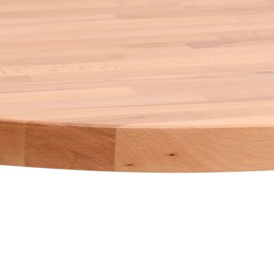 vidaXL Tampo de mesa redondo Ø30x4 cm madeira de faia maciça