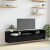 vidaXL Gabinete para TV Carvalho Preto 150 x 30 x 45 cm