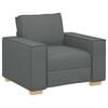 vidaXL Sof&aacute;-cadeira Cinza Escuro 100x78x84 cm Tecido