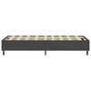 vidaXL Cama boxspring 90x200 cm tecido cinzento