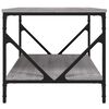 vidaXL Mesa de centro 90x50x45 cm derivados de madeira cinzento sonoma