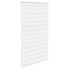 vidaXL Estore de rolo 120 x 230 cm, linhas de zebra / Branco