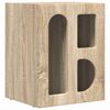 vidaXL Mesa-de-cabeceira ELST Carvalho Sonoma 40 x 35 x 50 cm