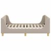 vidaXL Estrutura de Cama Infantil com Cabeceira Cinzento-claro