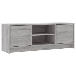 vidaXL M&oacute;vel de TV 102x30x37,5 cm derivados de madeira cinzento sonoma