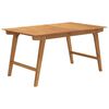 vidaXL Mesa de jardim 150x90x75 cm madeira de ac&aacute;cia maci&ccedil;a
