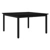 vidaXL Mesa de centro Carvalho Preto 80 x 80 x 45 cm