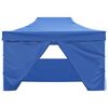 vidaXL Tenda de Festa Azul 291 x 431 x 315 cm Tecido Oxford