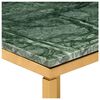 vidaXL Mesa de centro 60x60x35cm pedra genu&iacute;na textura m&aacute;rmore verde