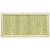 vidaXL Portões de jardim 2 pcs 300x75 cm pinho impregnado