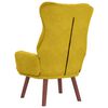 vidaXL Cadeira Relaxante Amarelo 69 x 74 x 93 cm Veludo
