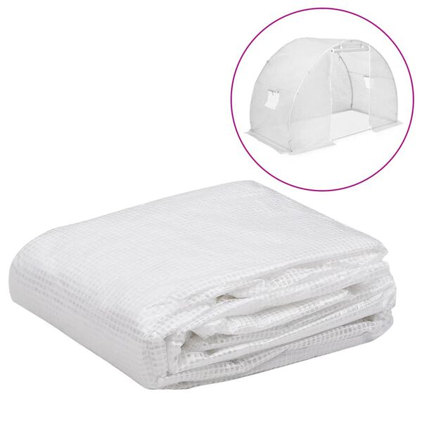 vidaXL Cobertura substituição p/ estufas 4,5m² 3x1,5x2 m transparente