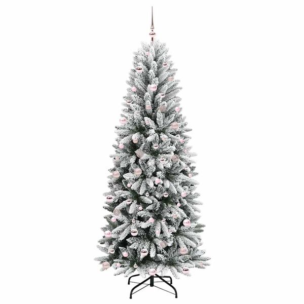 vidaXL &Aacute;rvore de Natal Artificial com 300 LEDs Branco 240 cm