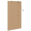 vidaXL Estores de rolo com cortinas Manual Natura 80 x 160 cm Bambu