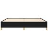 vidaXL Estrutura de cama sem colchão 200x200 cm tecido preto