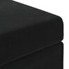vidaXL Banqueta Preto 41 x 41 x 40 cm Veludo e Madeira de Engenharia