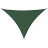 vidaXL Para-sol vela tecido oxford triangular 5x5x6 m verde-escuro