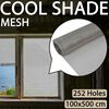 vidaXL Cercas de Fio 100 x 500 cm Mesh A&ccedil;o Inoxid&aacute;vel 201 Prateado