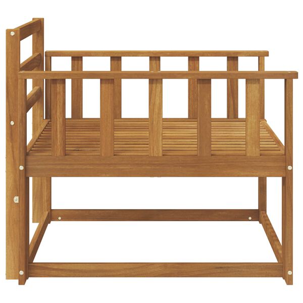 vidaXL Sof&aacute; M&eacute;dio Externo Madeira S&oacute;lida de Ac&aacute;cia Natural