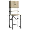 idaXL Arm&aacute;rio m&aacute;quina lavar roupa 68x48,5x194 cm carvalho sonoma