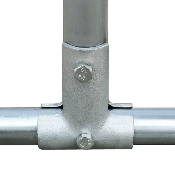 vidaXL Galinheiro de exterior em a&ccedil;o galvanizado 2x2x1,92 m